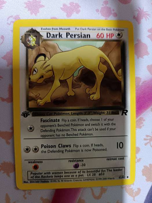 Pokemon Trading Card Game - Dark Persian [1st Edition] #42 Pokemon Team Rocket