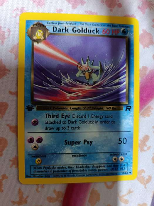Pokemon Trading Card Game - Dark Golduck [1st Edition] #37 Pokemon Team Rocket