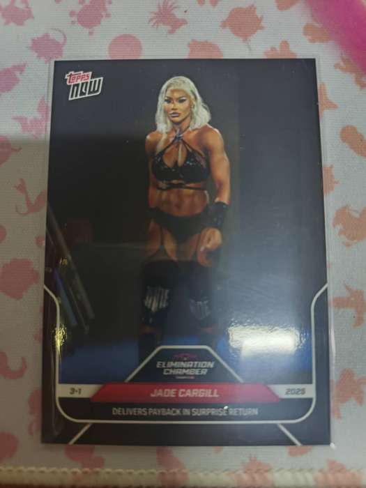 WWE Trading Cards - 2025 Topps Now WWE #28 Jade Cargill Elimination Chamber