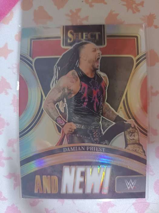 WWE Trading Cards - 2024 Panini Select WWE DAMIAN PRIEST #11 AND NEW! Prizm SILVER