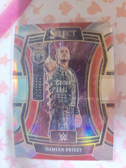 WWE Trading Cards - 2024 Panini Select WWE Damian Priest Phenomenon Silver Prizm #25
