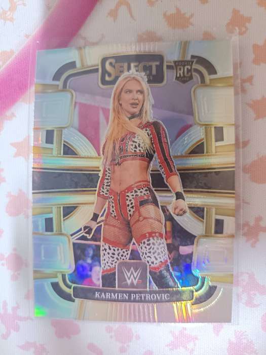 WWE Trading Cards - Karmen Petrovic Rookie Card Concourse Panini Select WWE 2024 #8 Base