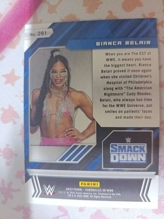 WWE Trading Cards - 2023 Panini Chronicles WWE Bianca Belair #291