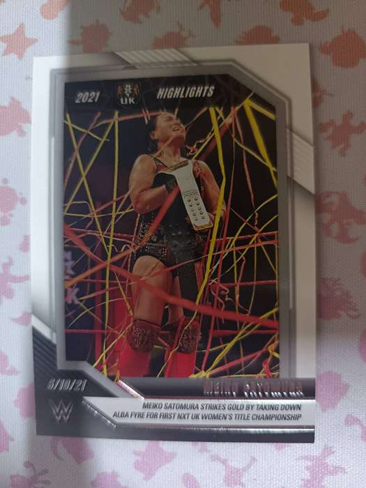 WWE Trading Cards - 2021 Panini WWE NXT Highlights #476 Meiko Satomurai