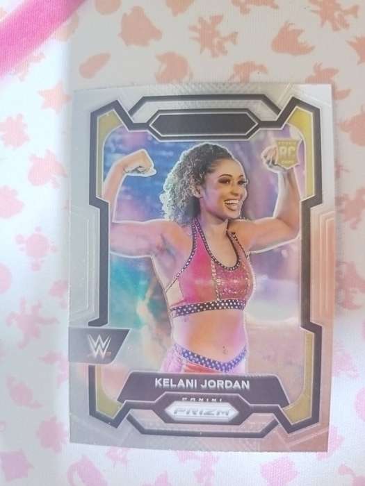 WWE Trading Cards - 2024 Panini Prizm WWE - Kelani Jordan #127 Silver Prizm Rookie (RC)