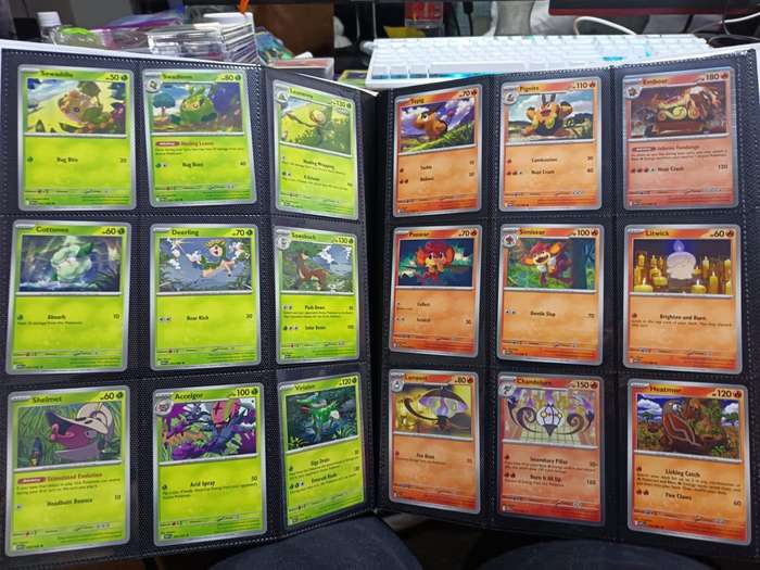 Pokemon Trading Card Game - Black Bolt and White Flare FULL English base set (All C, U, R cards)