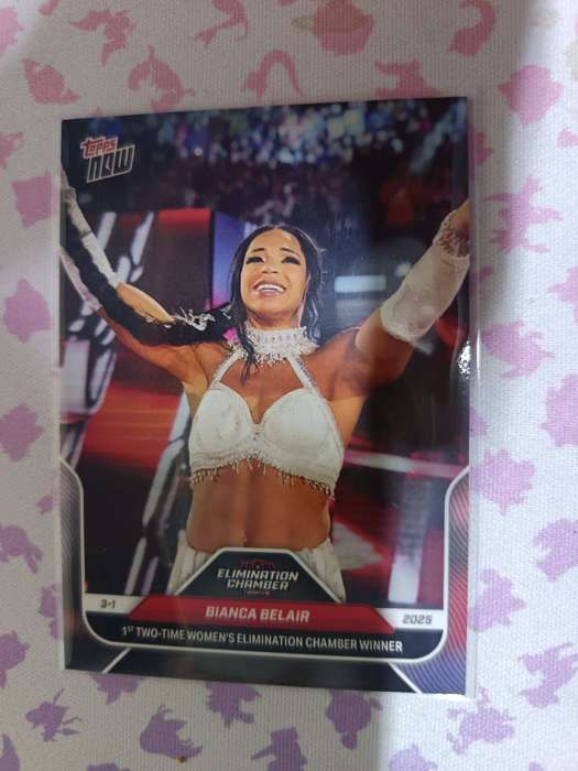 WWE Trading Cards - 2025 Topps Now WWE #23 Bianca Belair Elimination Chamber