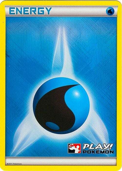 Pokemon Trading Card Game - Water Energy - Play! Pokemon Promo Pokemon Championship/League/Organized