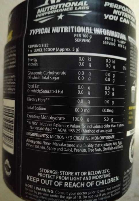 Creatine Monohydrate - 150g (30 servings)