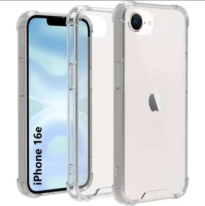 Iphone 16E 6.1" - Protective Shockproof Transparent Gel Case