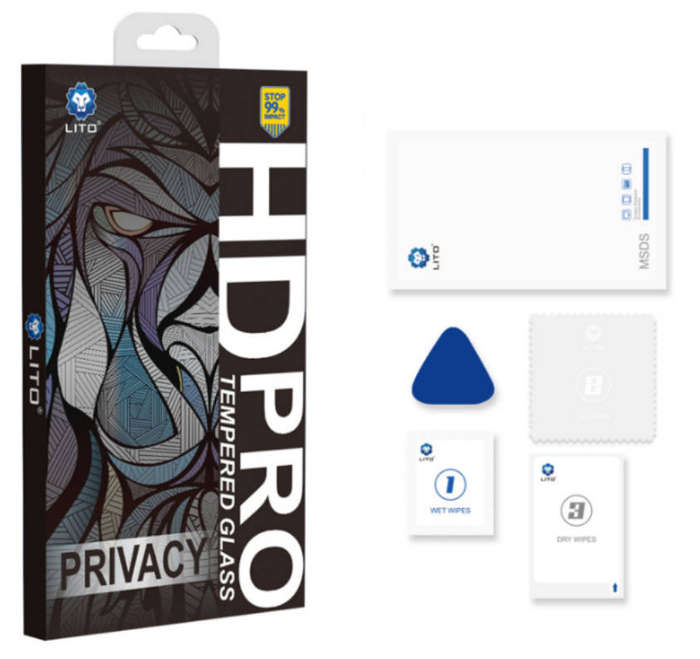 iPhone XR/ 11  (6.1") - HD PRO Privacy Tempered Glass Screen Protector