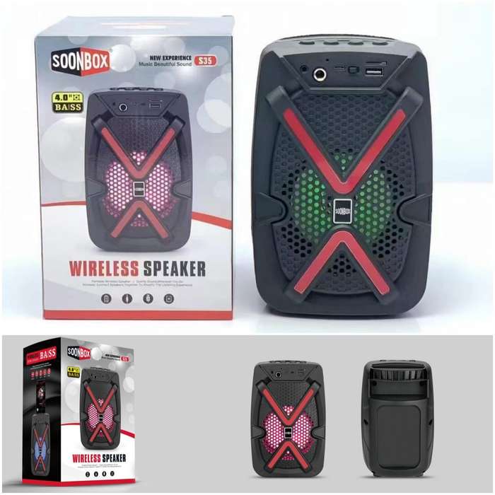 Wireless bluetooth speaker s35  (4")- soonbox