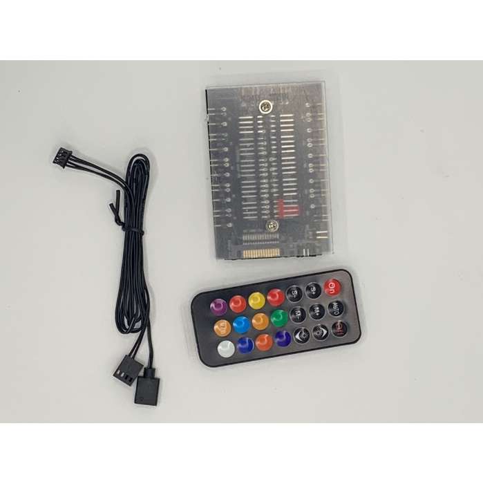 Fan ARGB sync hub 10 port 5v3pin/4pin with remote