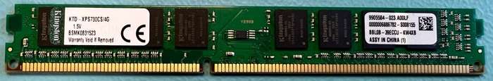 Kingston 4GB DDR3 PC3 XPS730CS/4 1.5v Desktop Memory 240-Pin DIMM