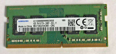 Samsung 4GB DDR4 1Rx16 PC4-2400T-SC0-11 RAM  SODIMM (M471A5244CB0-CRC)