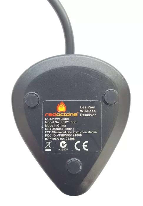 Ps3 guitar hero III - les paul wireless dongle receiver red octane 95121.806