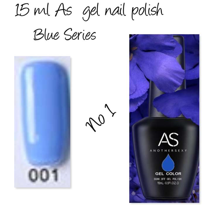 AS UV/LED Gel Polish 15ml - Blue Series no 1