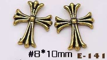 Vintage Bronze Metal 10pcs -      E-141 - Bronze