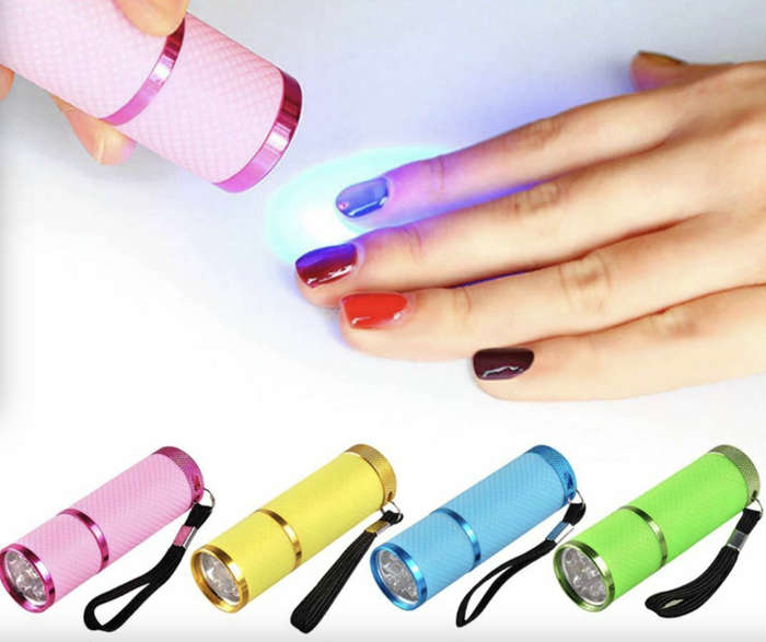 Mini Torch - UV Light Nail Polish Dryer 18W PINK