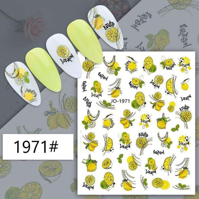 TNA Fruit World Nail Sticker8*10cm  JO-1971