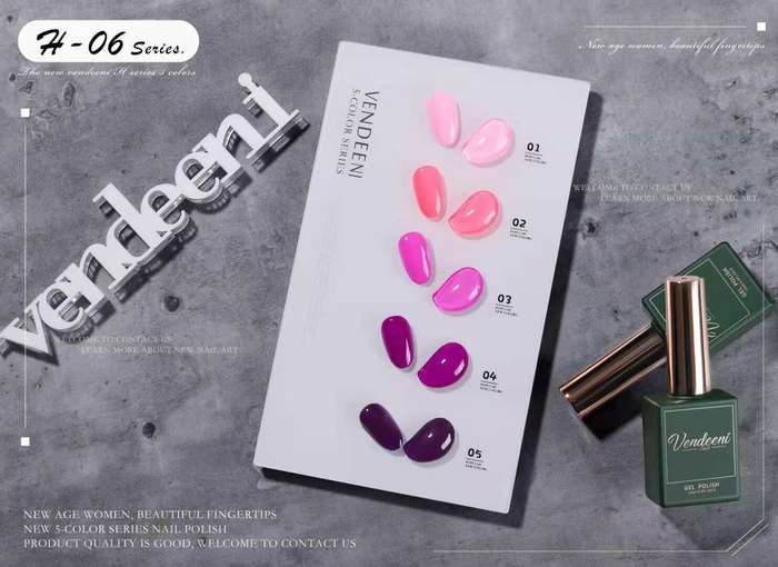 Vendeeni UV/LED Gel Polish 15ml H06 message color number