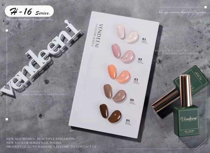 Vendeeni UV/LED Gel Polish 15ml H16 message color number