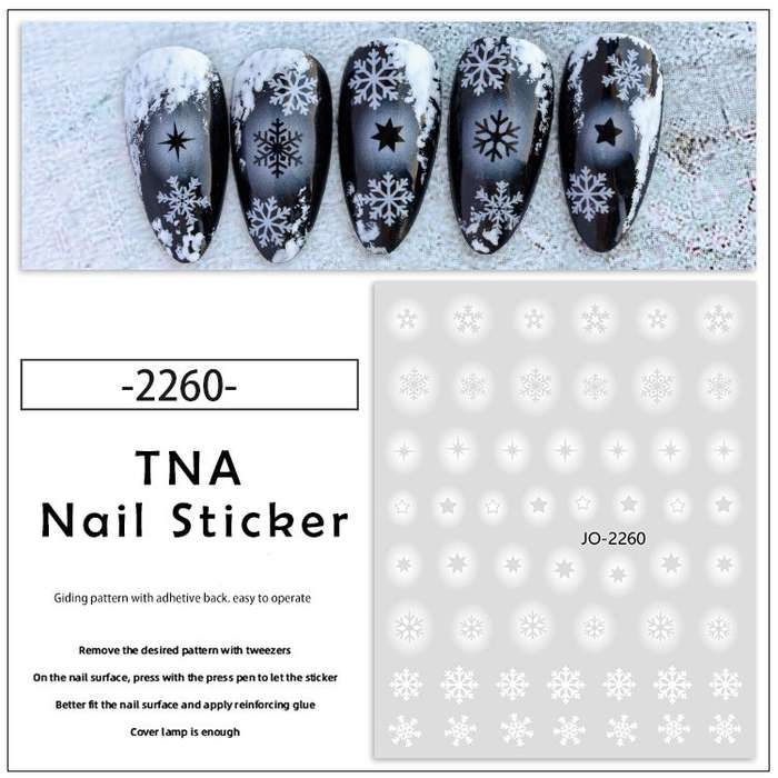 Nail Sticker -  Snow Christmas 2260
