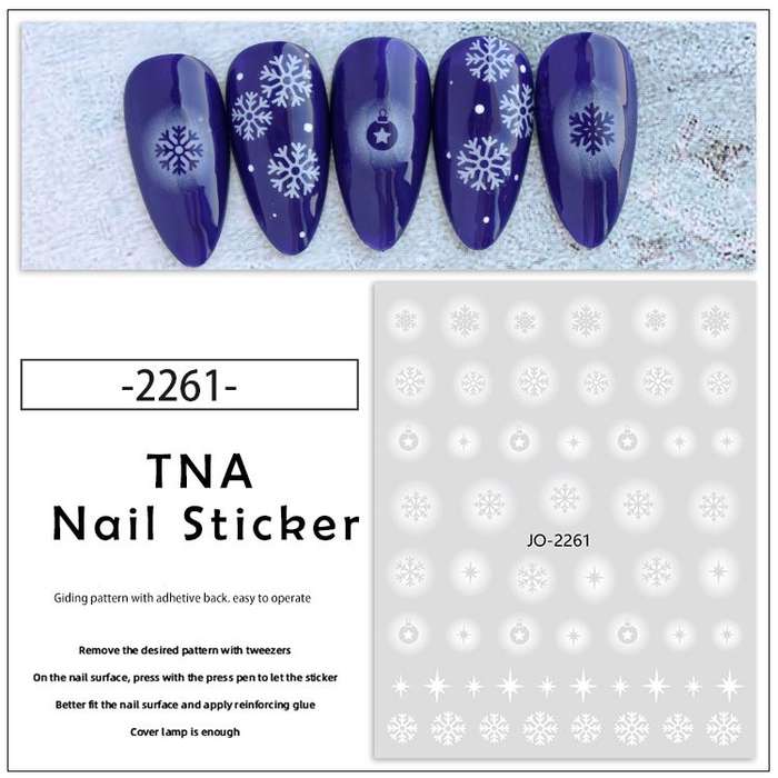 Nail Sticker -  Snow Christmas 2261