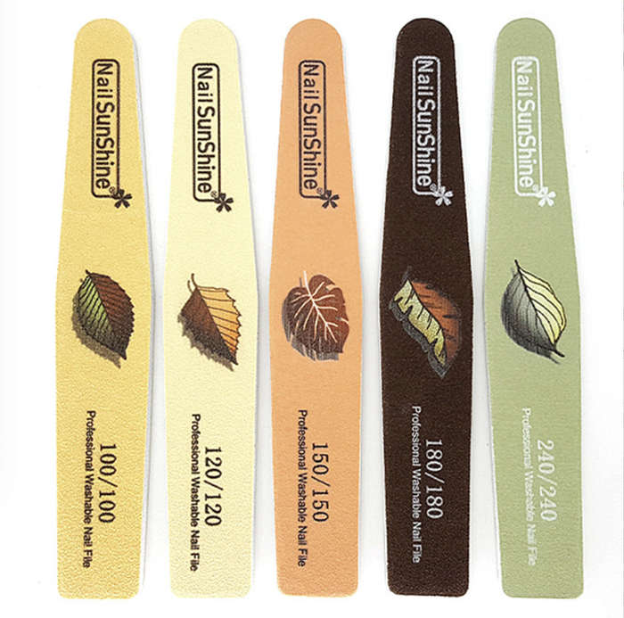 DT-1080 Leaf Nail Filer 25pcs MESSAGE SIZE