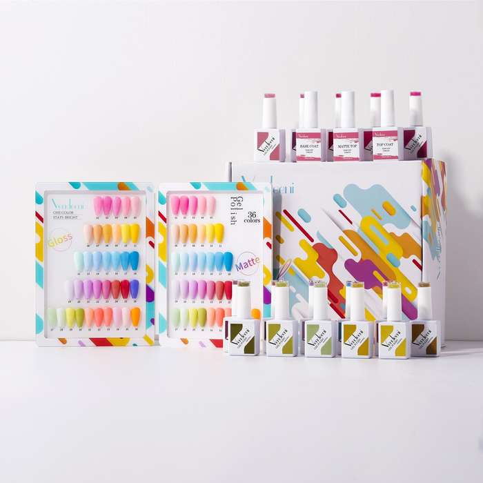 Vendeeni 36 Colors + 3 Gel with classic color chart Set 2