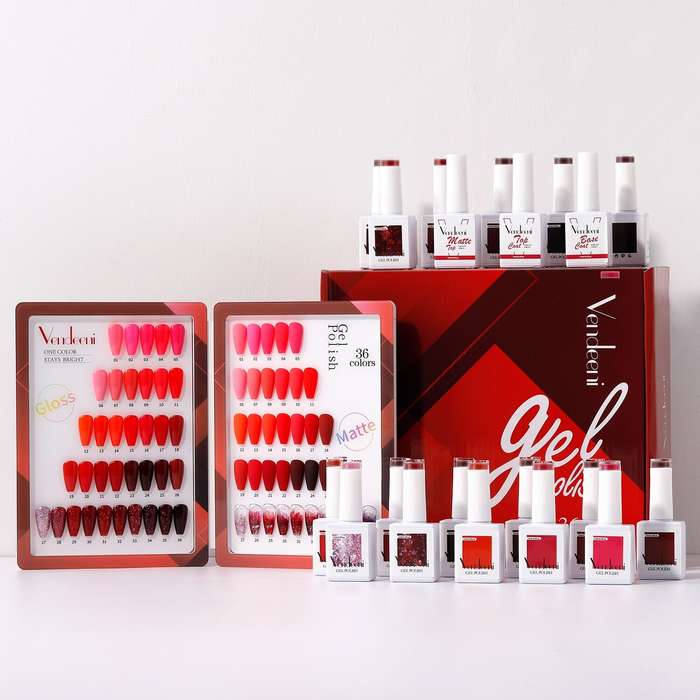 Vendeeni 36 Colors + 3 Gel with classic color chart Set 5