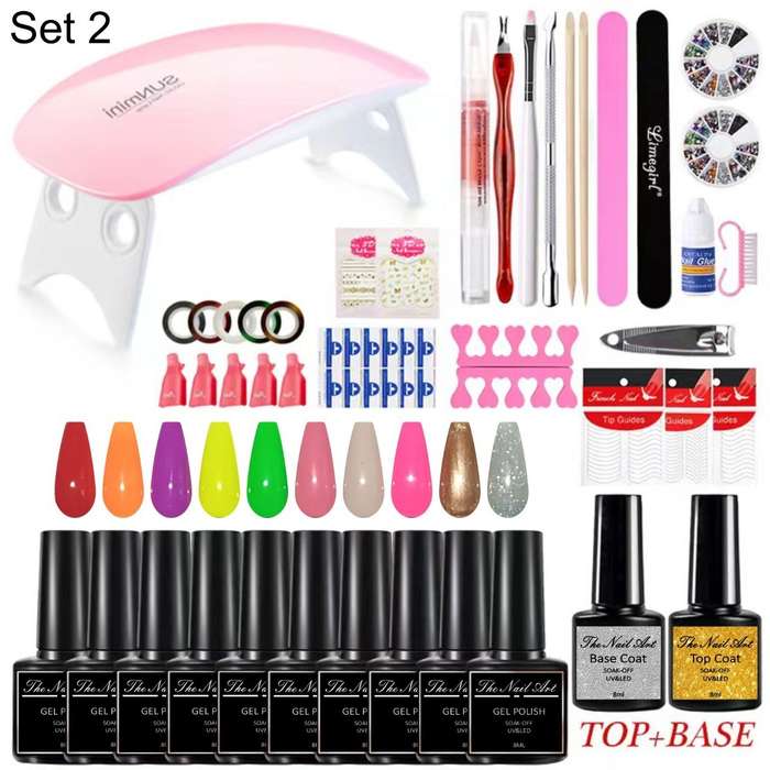 Gel Polish Starter Kit message set number