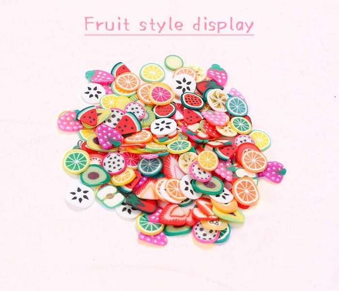 Nail Soft Clay Art fruit