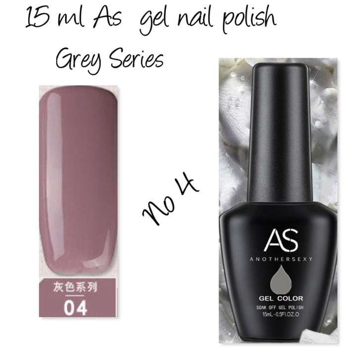 AS UV/LED Gel Polish 15ml - Grey Series  no 4