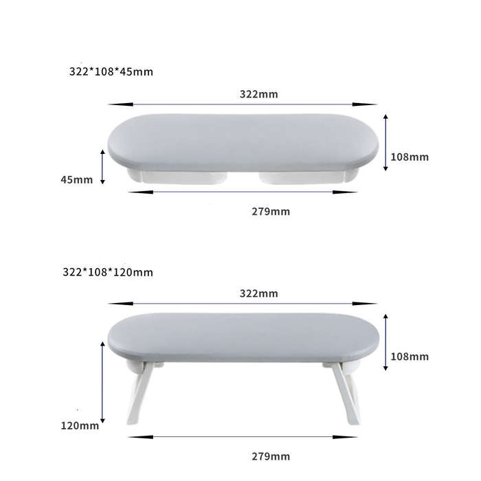 H6 Portable foldable easy to clean manicure hand pillow comfortable and non-slip Manicure hand