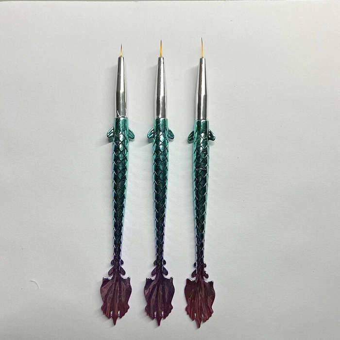 3pcs Mermaid Striping Brush
