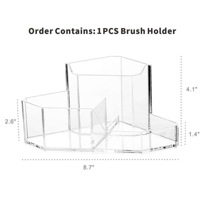 Nail Filer/ Make-up Brush / Nail Polish Plastic Stand