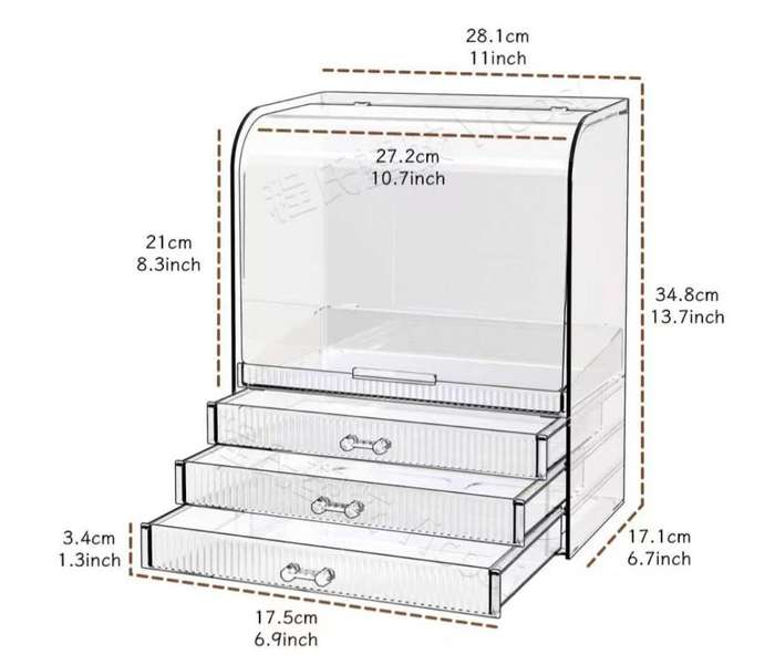 PET-6502-3 Drawers Organizer