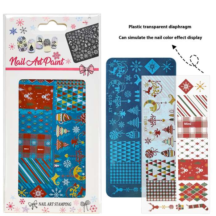 XY-Christmas Stamping Plate-XY-MS03