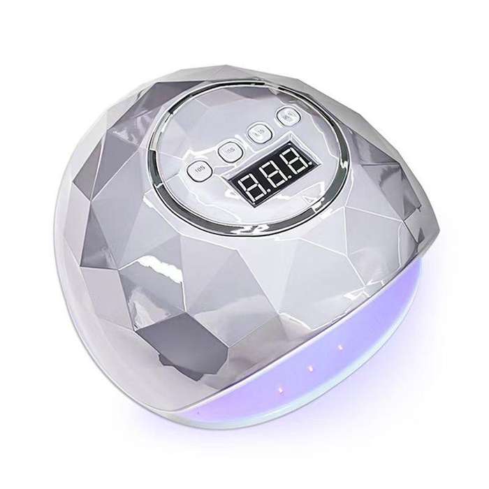Diamond F6 Professional Gel Polish LED Nail Dryer Lamp 86W ( 39 LED Beads  Silver