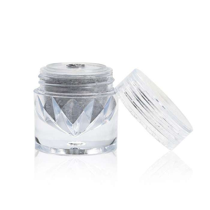 Universal porcelain white cat's eye powder for nail art, glittering crystal cat's eye