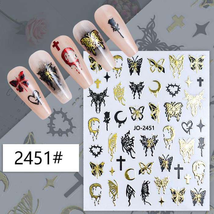 Nail Sticker - JO2451 Butterfly