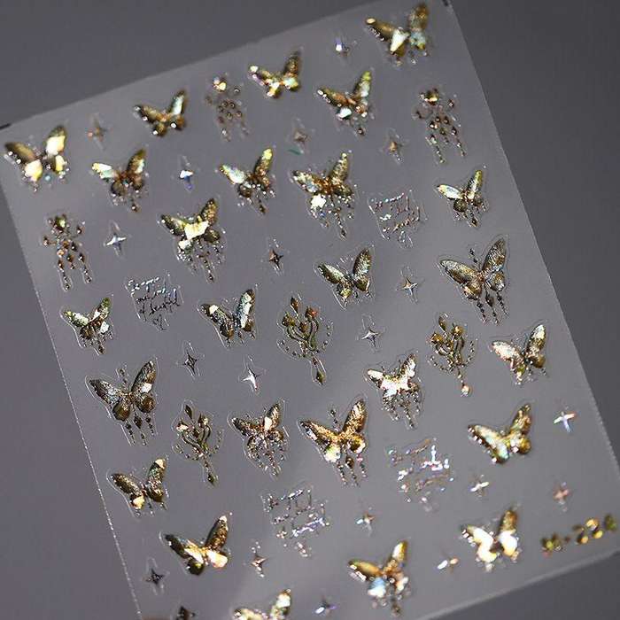 5D Butterfly Nail Jelly Sticker M-224