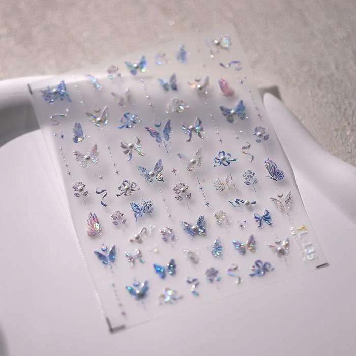 5D Butterfly Nail Jelly StickerTL-135
