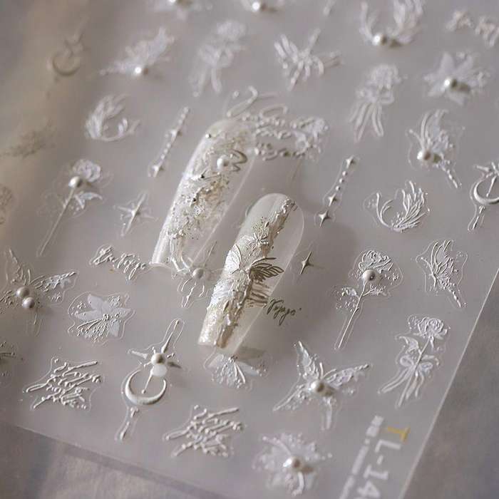 5D Butterfly Nail Jelly Sticker TL-140