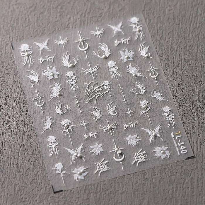 5D Butterfly Nail Jelly Sticker TL-140