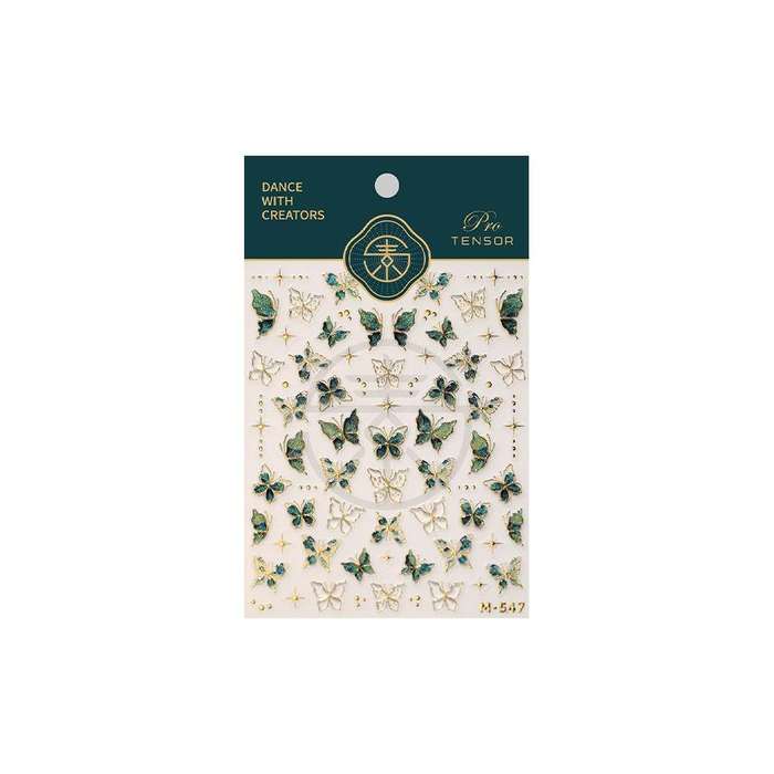 5D Butterfly Nail Jelly Sticker M-547