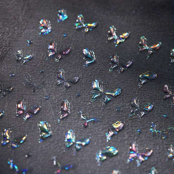 5D Butterfly Nail Jelly Sticker M-563