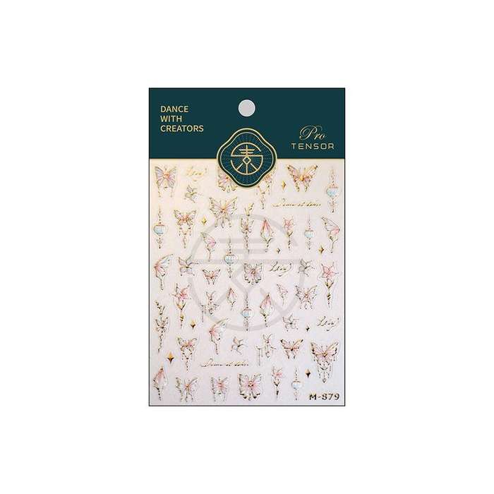 5D Butterfly Nail Jelly Sticker M-879
