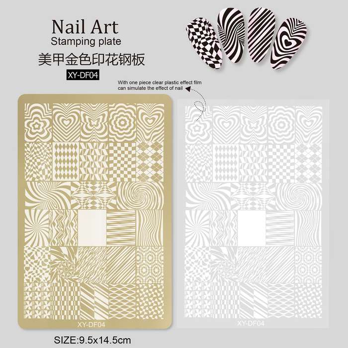 XY-DF Gold Stamping Plate - XY-DF04